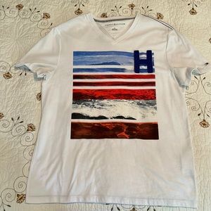 Mens Tommy Hilfiger V-Neck Tee